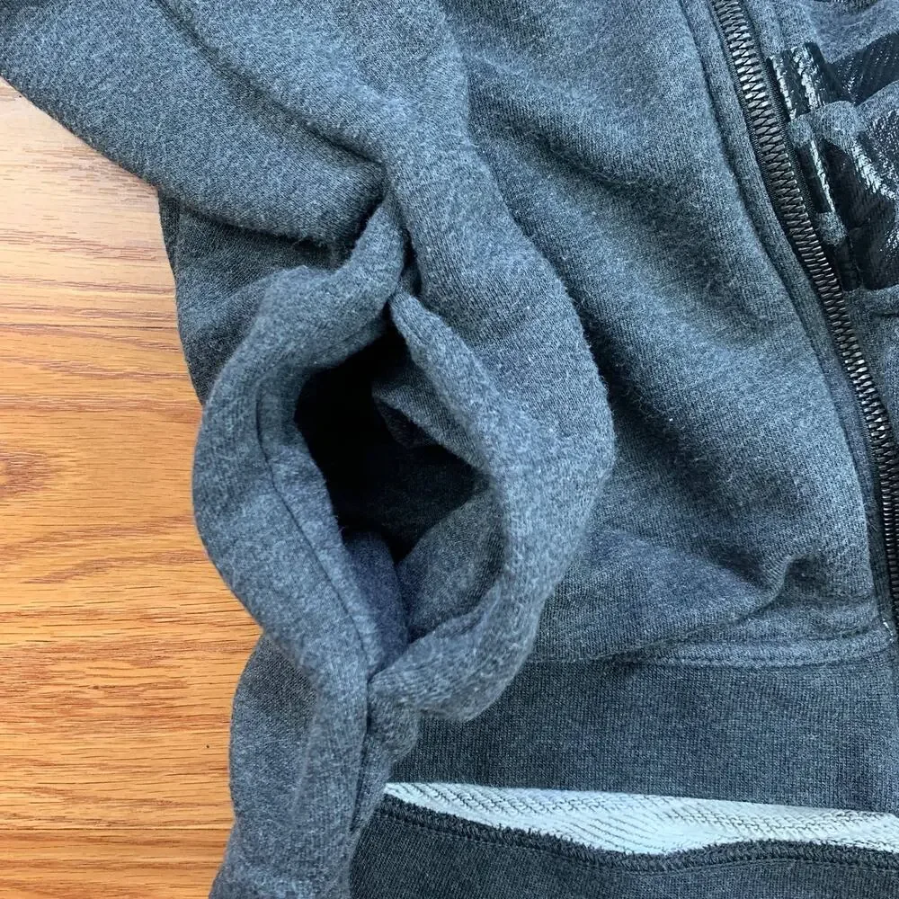 Nike NBA Portland Trailblazers Charcoal Full Zip Hoodie Sz M